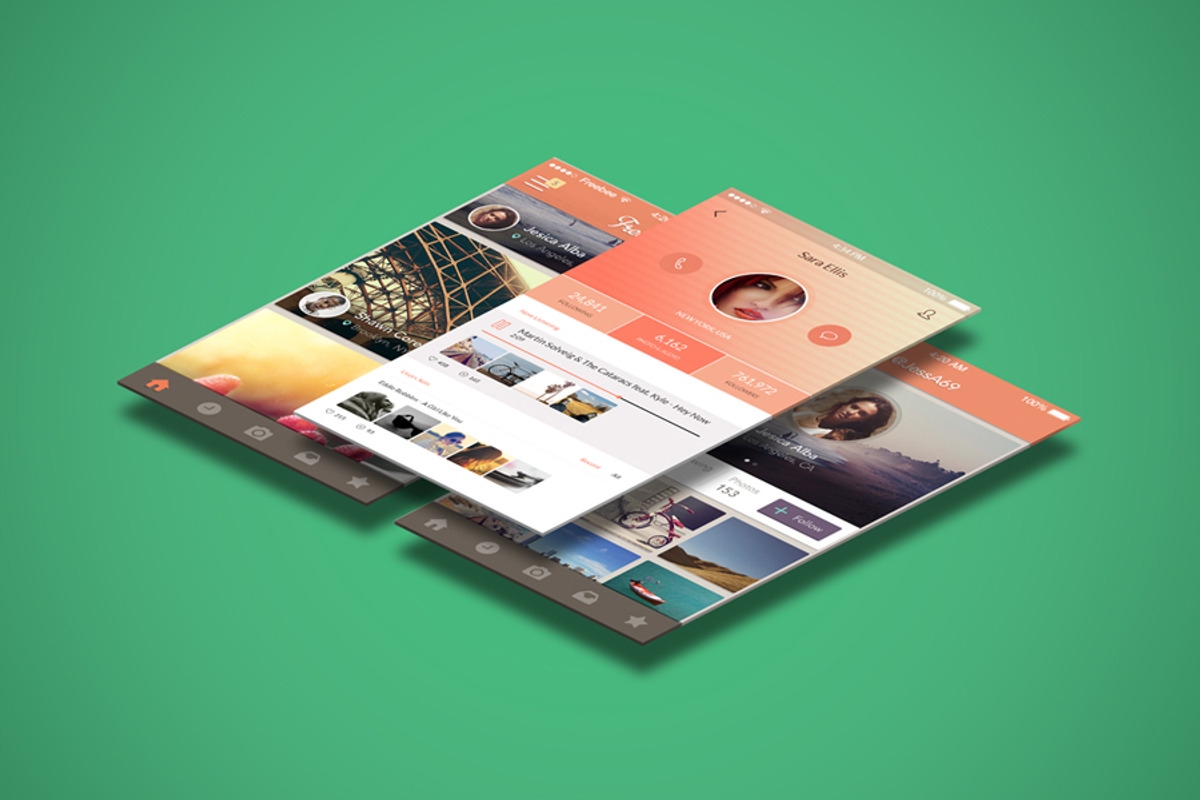 Mobile Mock Ups - Isometric Scenes, an iPhone Mockup by RgraphicsDesign (Photo 3 of 5)