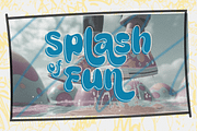 Cloudy Peaches - Bubble Font, a Sans Serif Font by Zarma Type (Thumbnail 2 of 9)