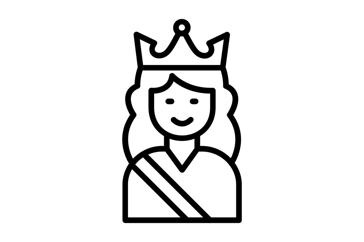 Queen Line Icon, an Icon by Pexelpy (Photo 1 of 2)