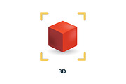 Creative Package 3D Icons Set Bundle, an Object Graphic by Aimagenarium@gmail.com (Thumbnail 15 of 21)
