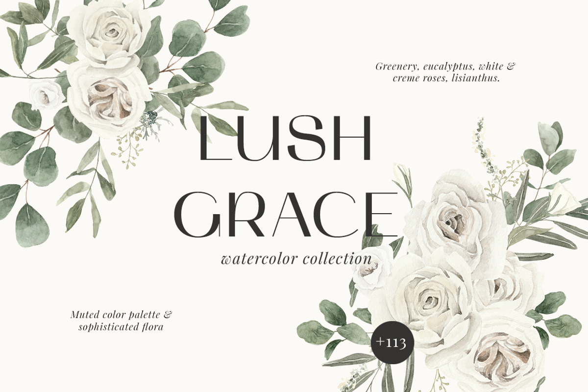 White roses spring flowers wedding, an Illustration by Grace Noboa Illustrations (Photo 1 of 7)
