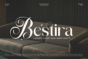 Bestira - Script And Serif Duo Font, a Serif Font by Flawless And Co (Thumbnail 1 of 10)
