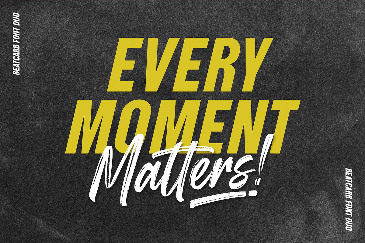 Beatcarb - Brush & Sans, a Handwritten Font by ErgibiStudio (Photo 7 of 10)