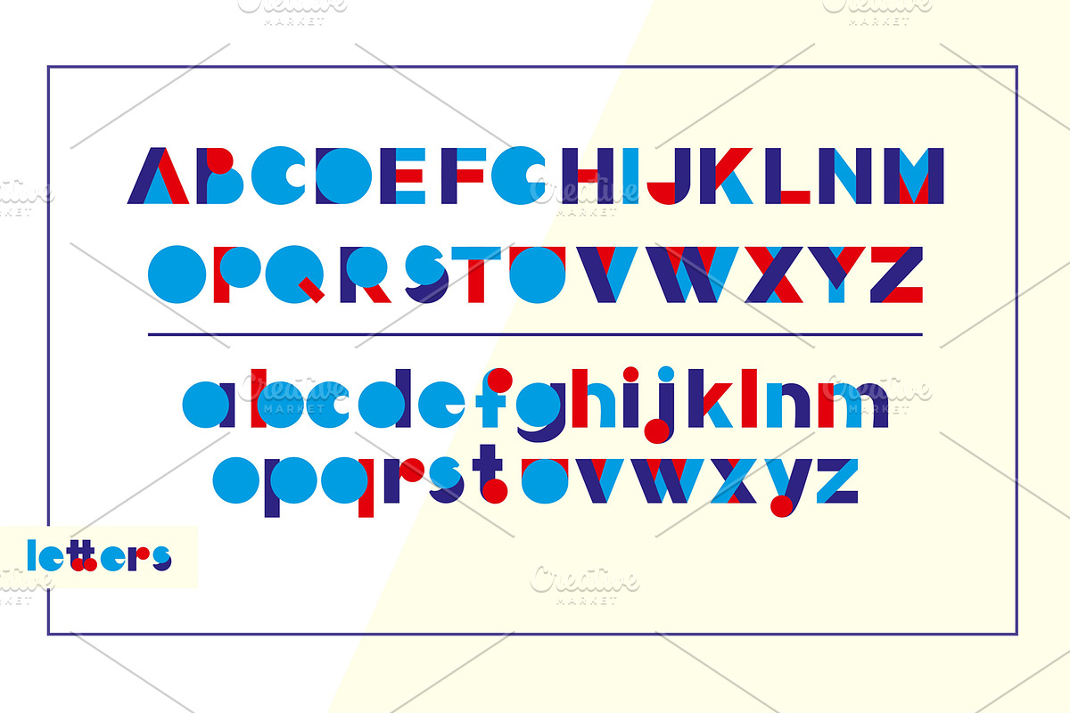 LOVE-BIRDS multicolor font preview 2