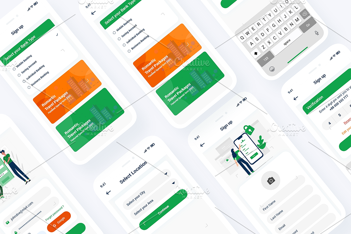 Mobile Banking & Wallet Mobile App preview 3