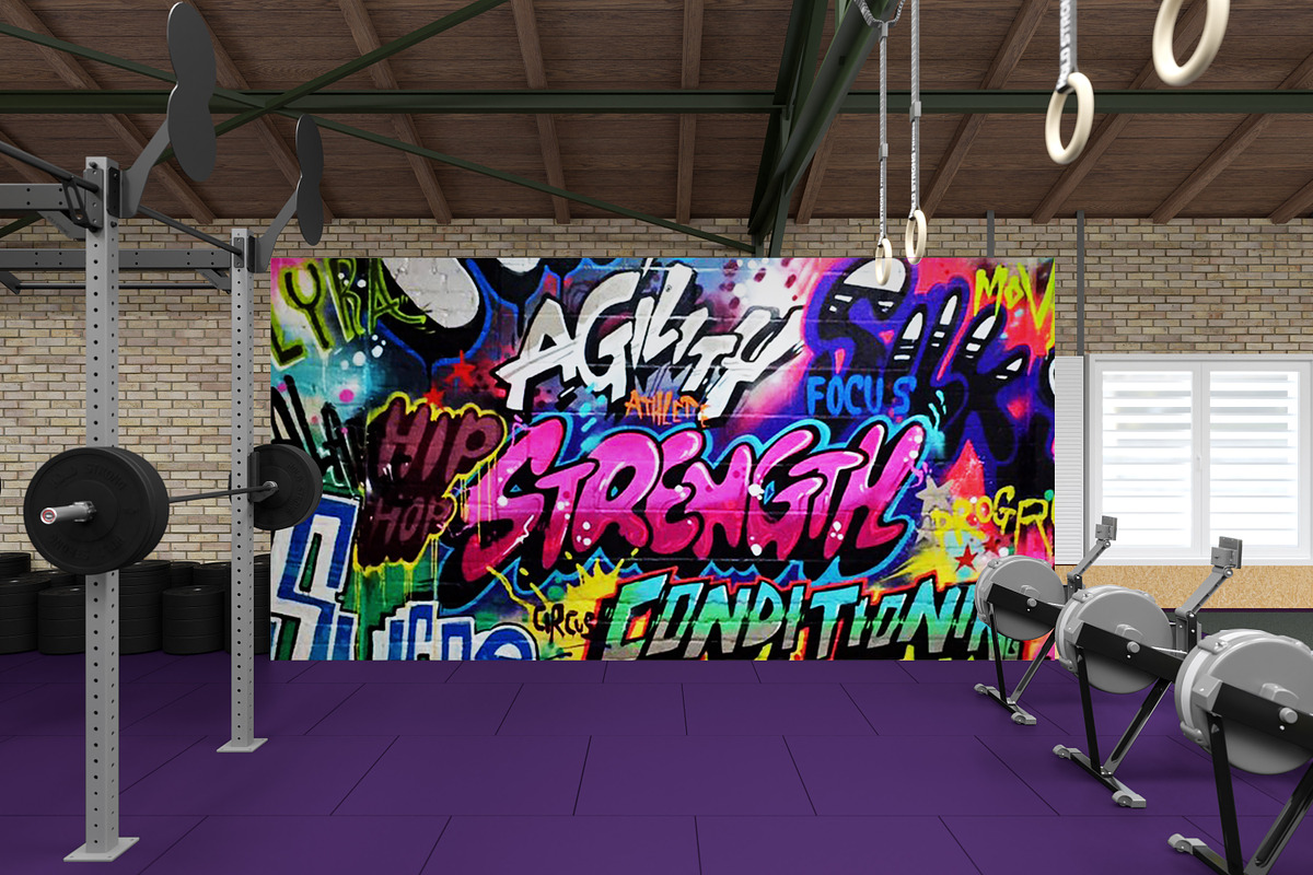 FITNESS GYM Mockup 04, an Advertising Mockup by Northern Kraft (Photo 4 of 5)