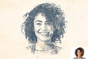 Vintage Cross Hatch Etching, an Action Add-On by Studio Retouch (Thumbnail 2 of 11)