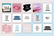 Social Media Quote Templates, a Social Media Template by Em & Dash (Thumbnail 4 of 6)