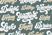 Retro Ashington - Vintage Font, a Script Font by Subectype Studio (Thumbnail 5 of 11)