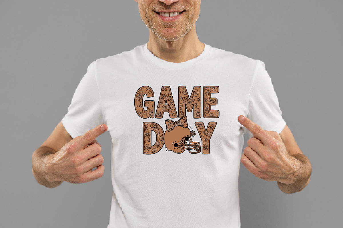 Floral Preppy Game Day Png, Doodles, an Illustration by Daily.Designs (Photo 2 of 5)