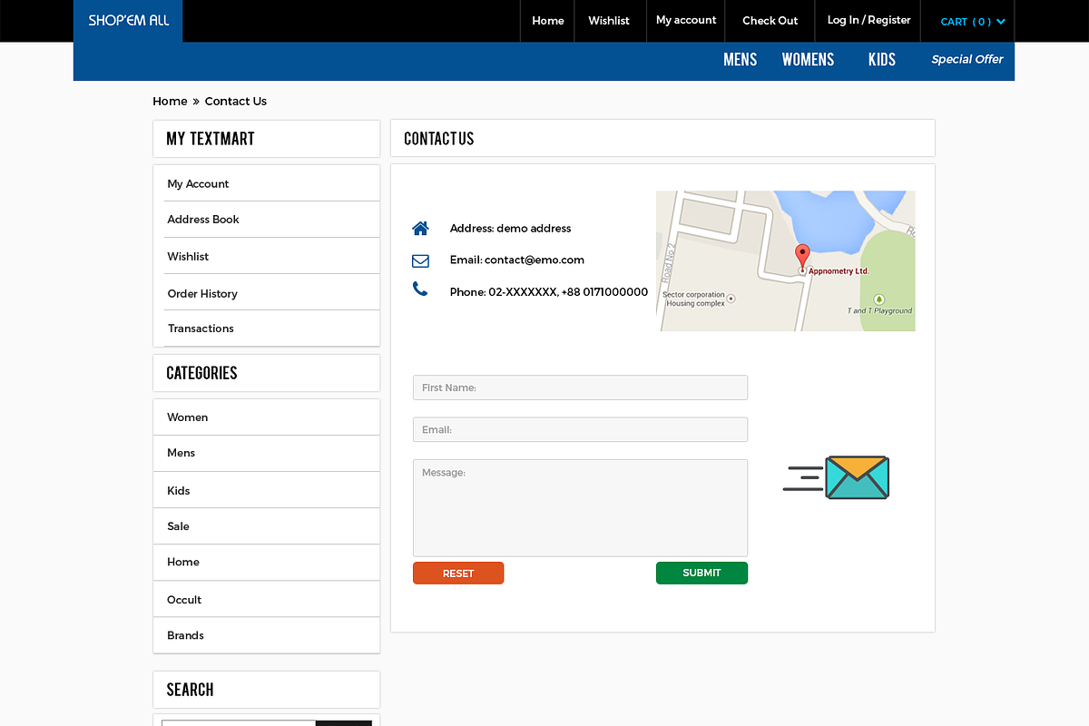 Shop'em All | Ecommerce PSD Template, a Websites & App Template by Saif71 - Shop (Photo 3 of 6)