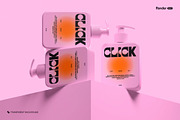 Pump Bottle Mockup Set, a Packaging Mockup by Renderteam (Thumbnail 15 of 18)