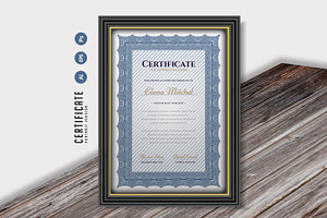 087. Trendy Certificate Template