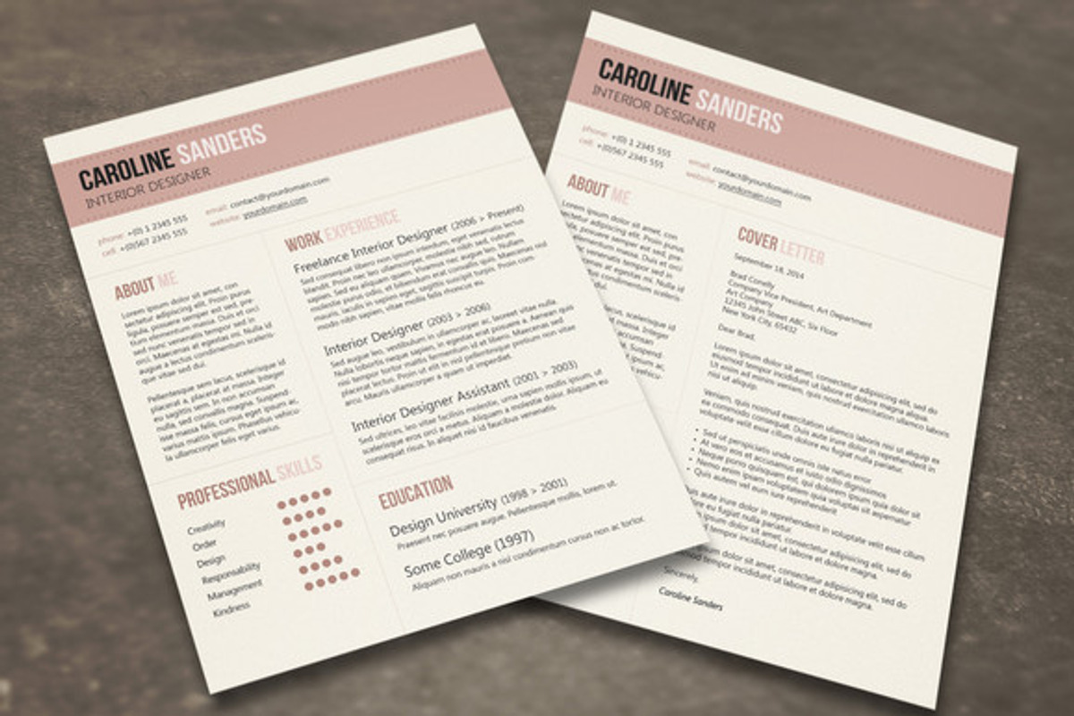 Clean CV With Cover Letter, a Resume Template by Visual Impact (Photo 2 of 2)