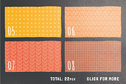 Retro hand-draw patterns (ai + ps), a Pattern Graphic by Vitek Graphic (Thumbnail 5 of 5)