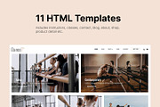 Dance - Dance Studio Web Template, a HTML Template by TemplatesJungle (Thumbnail 4 of 7)