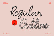 CS Selma Pixel, a Script Font by Craft Supply Co. (Thumbnail 3 of 8)