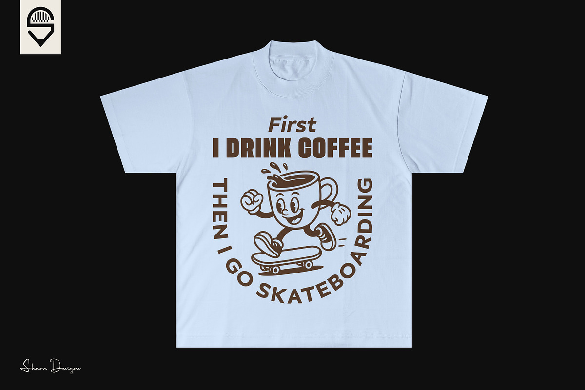 Coffee Lover & Retro Character — Set, a Graphic by shaondesigns (Photo 12 of 13)