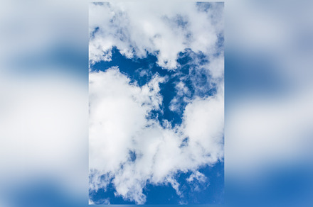 Blue Sky with white thin clouds, a Nature Photo by shahsoft