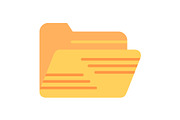 Folders Flat Icon, a Duotone Icon by Pexelpy (Thumbnail 1 of 2)