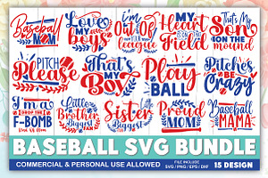 Baseball SVG Bundle