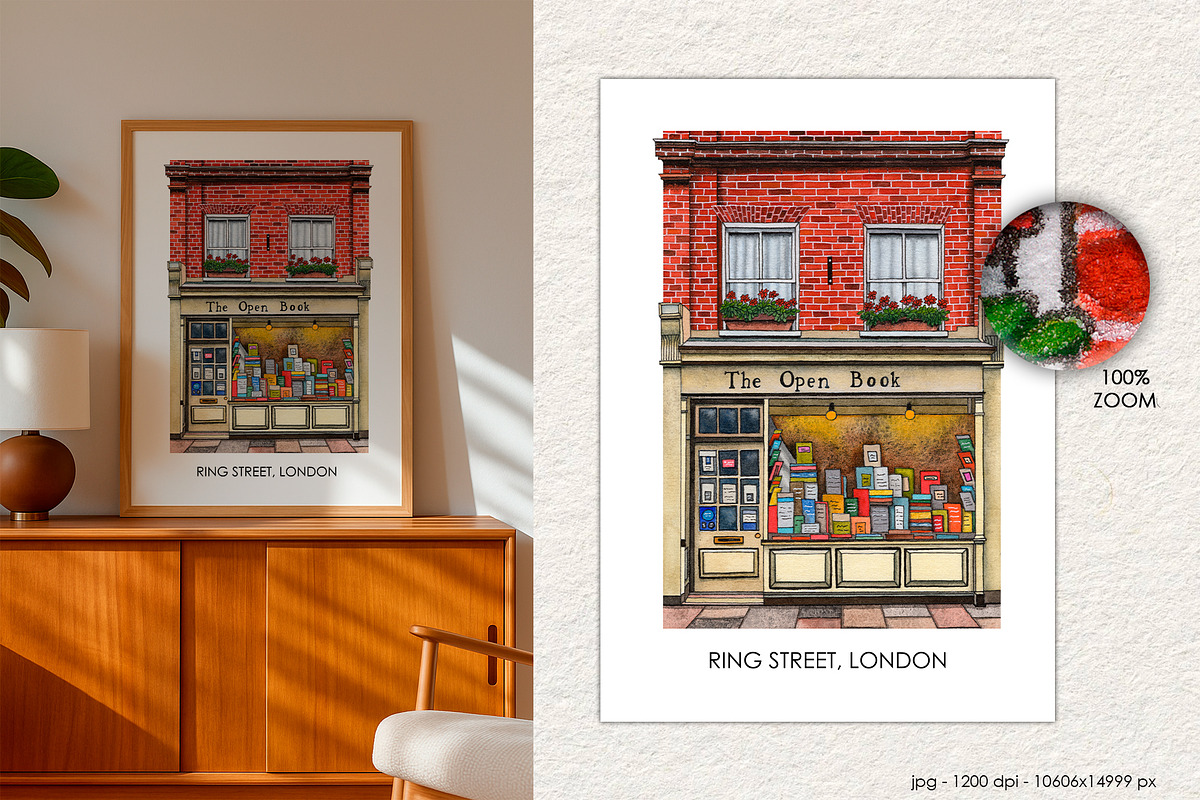 Behind London's Windows, an Object Illustration by SunnJaneArt (Photo 3 of 9)