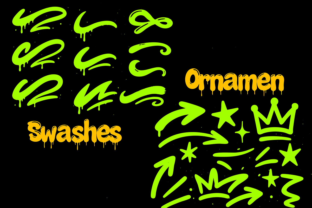 Bubble Graffiti Font, a Script Font by Art StoreID (Photo 6 of 12)