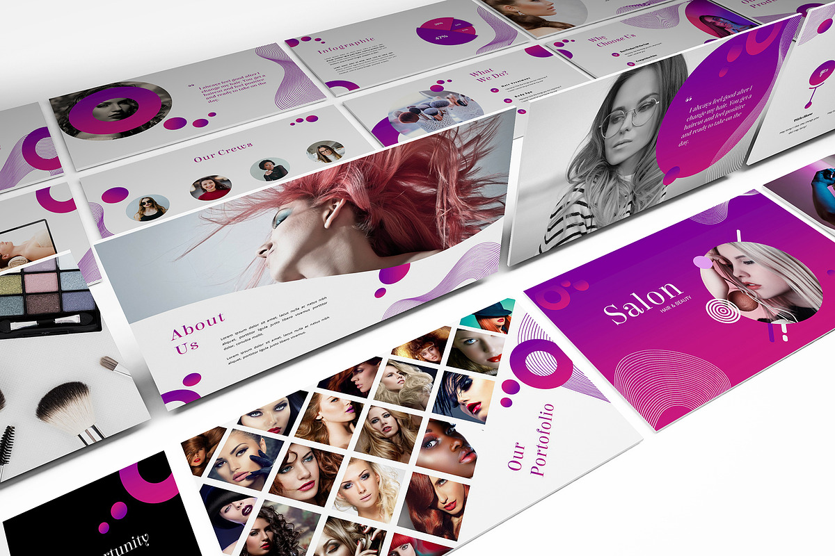 Salon - Hair & Beauty Keynote, a Presentation Template by Incools Stokie (Photo 3 of 10)