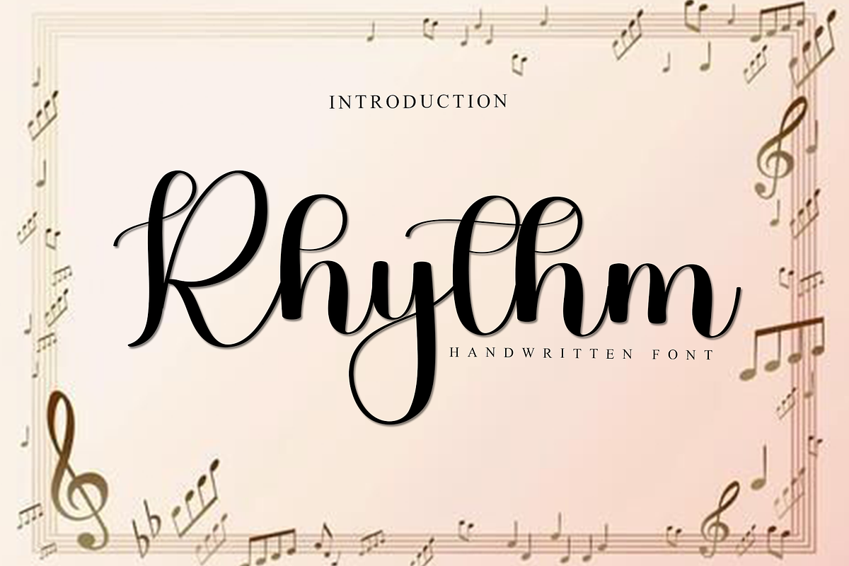 Rhythm, a Handwritten Font by FreshTypeINK (Photo 1 of 8)