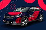 Car Mockup | Customizable PSD, an Advertising Mockup by MDG (Thumbnail 2 of 13)