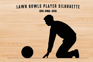 Lawn Bowls SVG Clipart Silhouette, an Animal Illustration by Gfx Expert Team