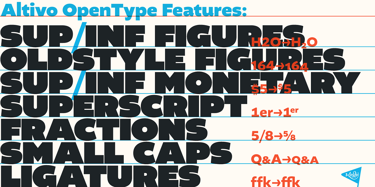 Altivo, a Sans Serif Font by Kostic Type Foundry (Photo 8 of 11)