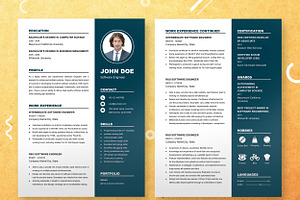 Customizable Resume CV Template