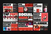 Social Media Report Presentation, a Presentation Template by E-Type (Thumbnail 1 of 3)