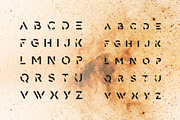 Spaco Stencil SC, a Font by K:O\Fonts (Thumbnail 2 of 6)