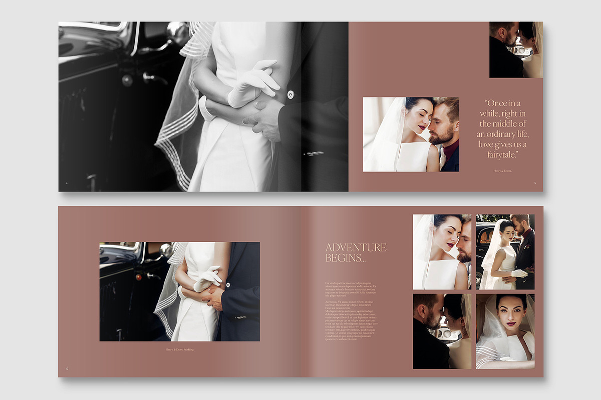Wedding Photo Album Template, a Brochure Template by BrandPacks (Photo 5 of 6)