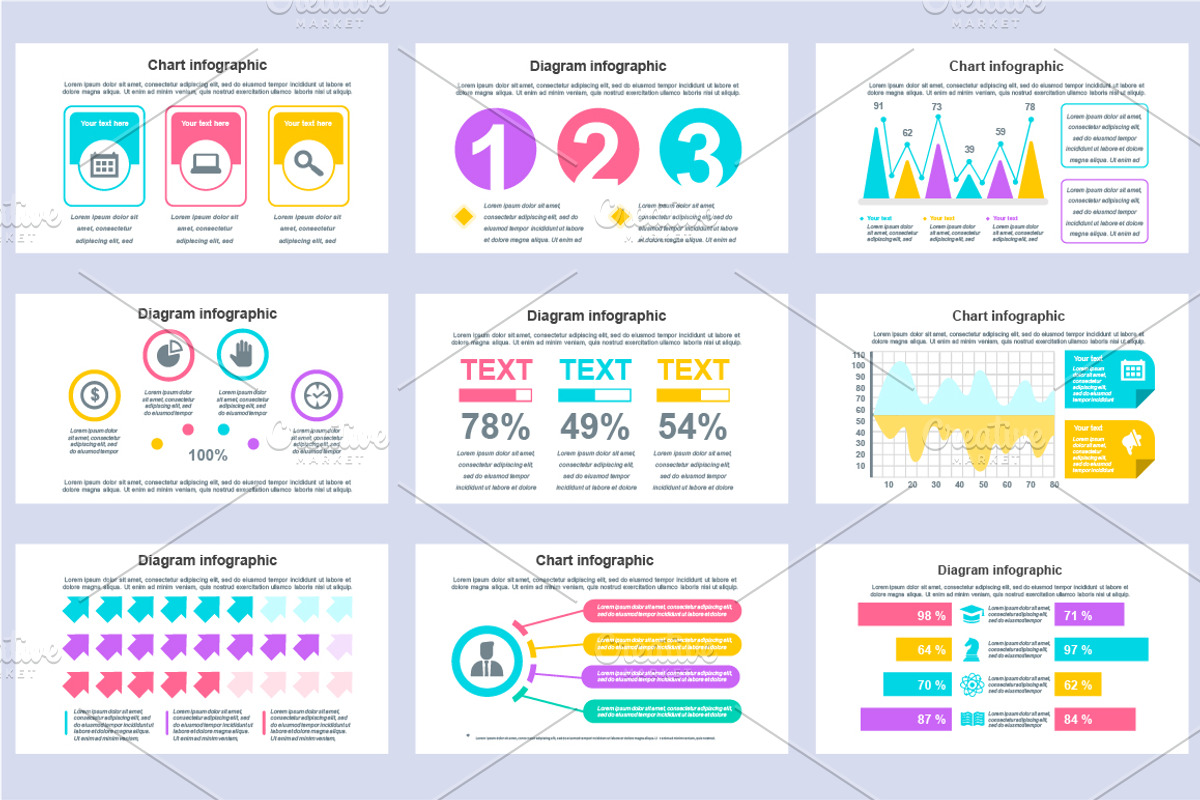 Financial Infographics Powerpoint, a Presentation Template by alexdndz