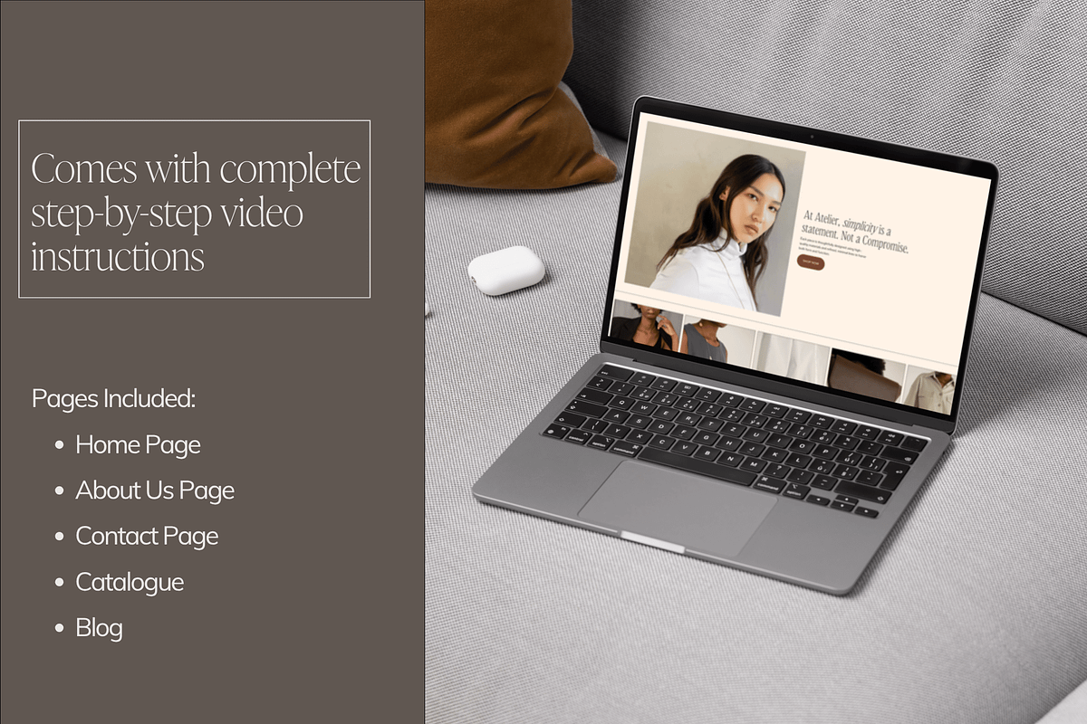 Modern Shopify Theme, a Shopify Template by Asha Glenn Design Studio (Photo 9 of 9)