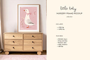 Little Baby Nursery Frame Mockup, a Household Mockup by Coco & Cub Studio (Thumbnail 6 of 10)