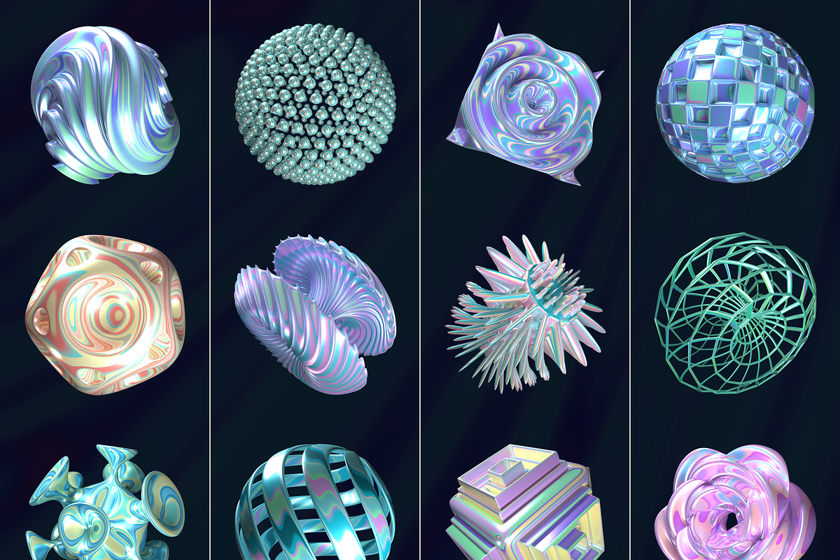 Quirky shapes and gradients, an Object Graphic by Fox's Monday (Photo 8 of 13)