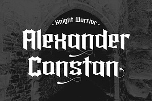 Instinct Hunter - Blackletter Font