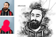 Modern Pencil Sketch PS Action, an Action Add-On by MRI STUDIO (Thumbnail 9 of 31)