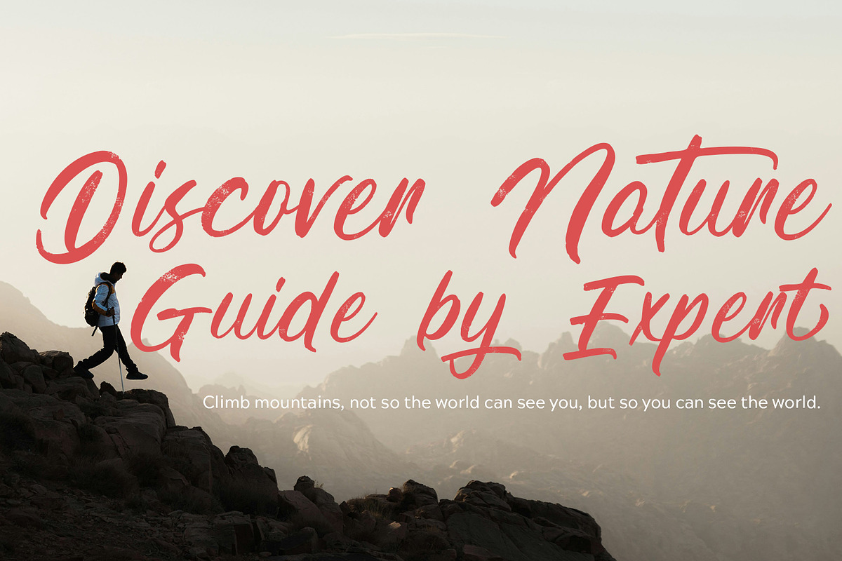 Brigante – Brush Script Font, a Handwritten Font by MERCI STUDIO (Photo 6 of 8)