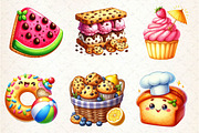 Summer Baking Clipart, an Illustration by Dream Creation (Thumbnail 3 of 5)