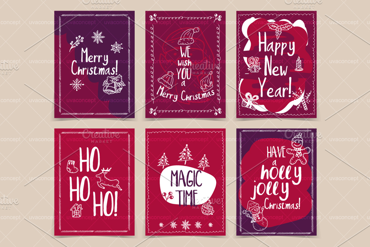 Set of 30 creative journaling cards, a Card Template by UVAconcept (Photo 2 of 6)