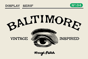 Baltimore Serif Display Font