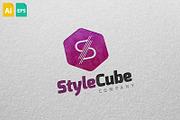 Style Cube Logo, a Branding & Logo Template by Schneider Design Store (Thumbnail 1 of 2)