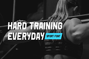 Iroganze - Thick & Sport Font, a Sans Serif Font by QR Design Studio (Thumbnail 3 of 7)