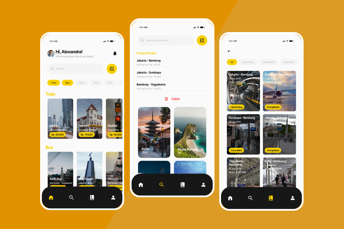 GoJourney Multi Transport Booking, an App Template by productype1 (Photo 4 of 5)