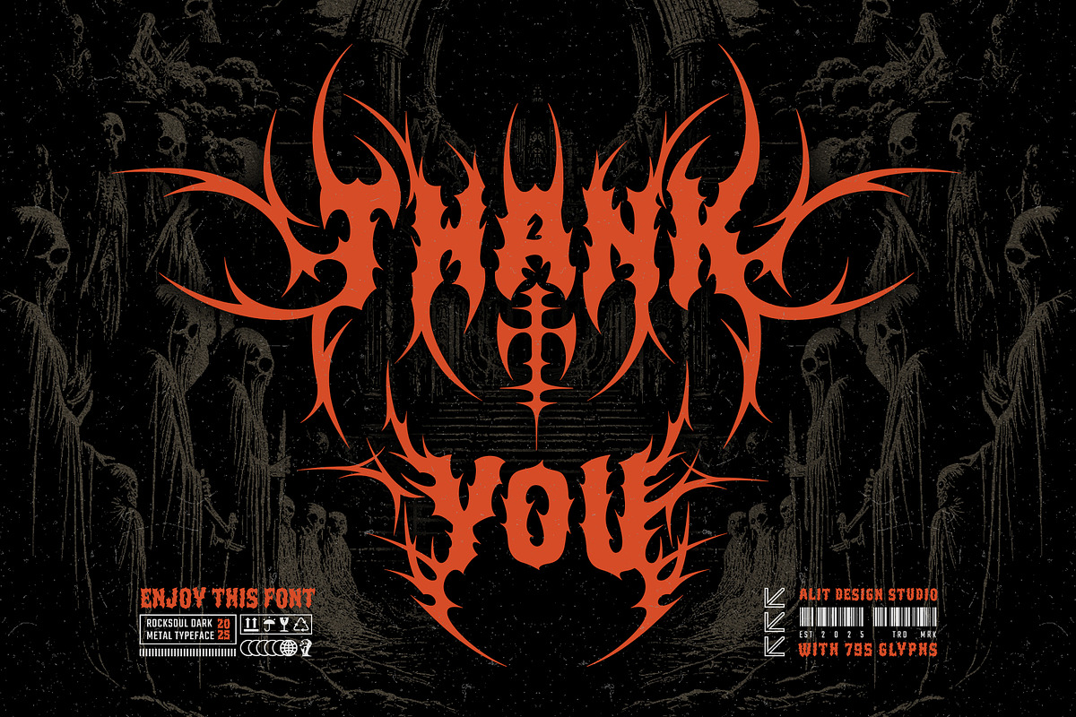 Rocksoul Typeface, a Blackletter Font by alit design (Photo 17 of 17)